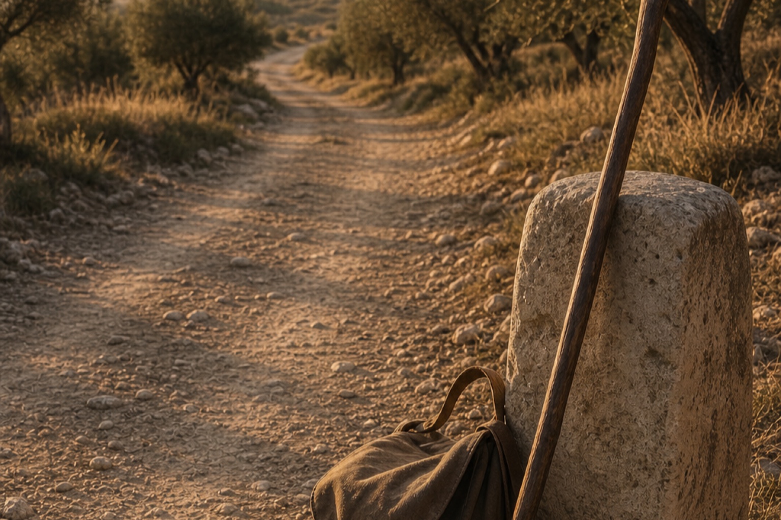 Morning still life for “The Argument That Walked to Jerusalem”.