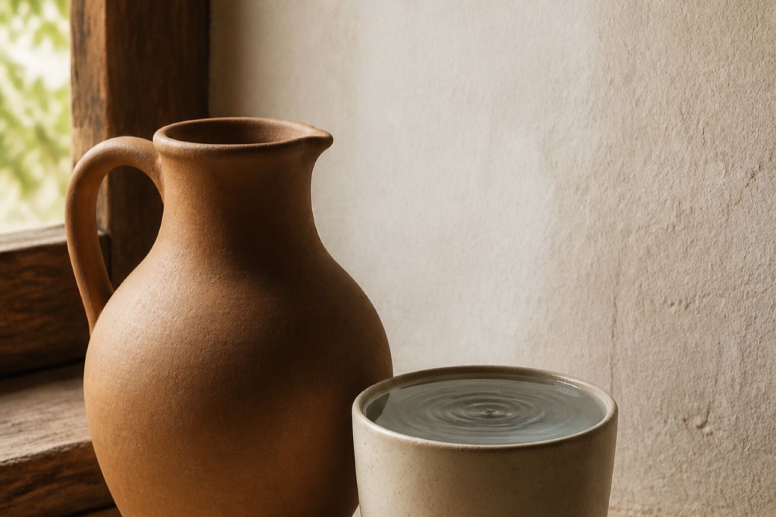 Morning still life for “The Gift of the Holy Ghost”.
